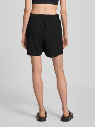 Only Regular Fit Shorts mit Waffelstruktur Modell 'CHRISTINA' Black 5