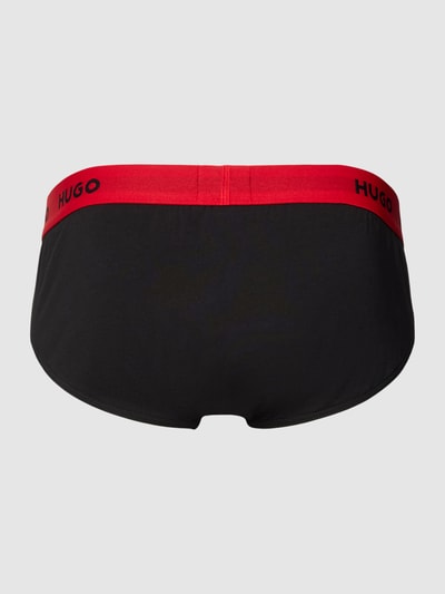 HUGO Slip mit elastischem Bund im 3er-Pack Black 3