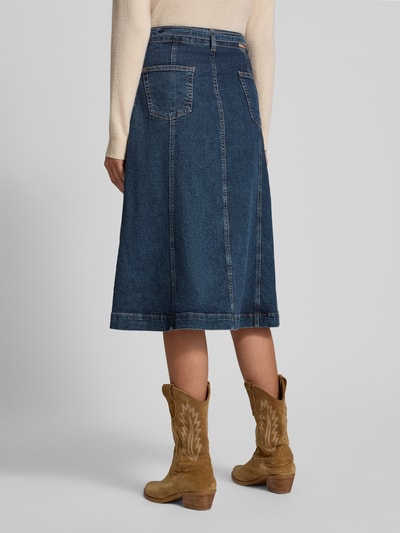 JOOP! Midirok met knoopsluiting, model 'GILCHRIST' Blauw - 5