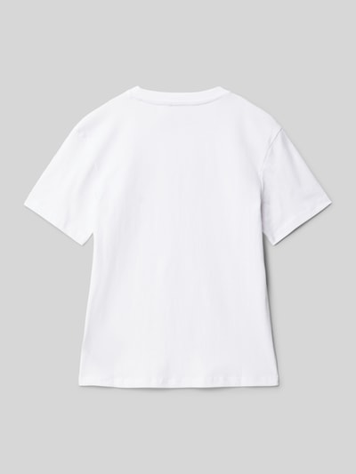 KARL KANI T-Shirt mit Label-Print Weiss 3