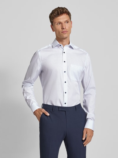 OLYMP Level Five Koszula biznesowa o kroju slim fit model ‘Global’ Biały 4