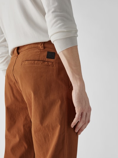 Kenzo Chino mit Brand-Detail Cognac  3