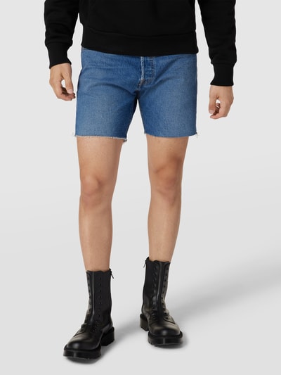 Levi's® Jeansshorts mit Label-Patch Modell 'Indigo Eyes' Jeansblau 4