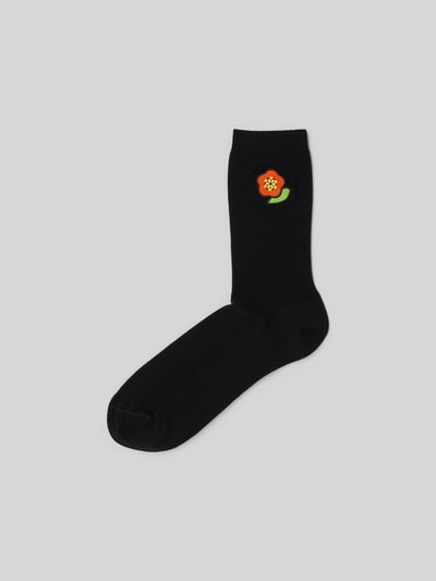 Kenzo Socken mit Label-Stitching Black 1