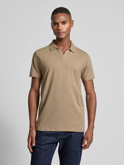 Lindbergh Poloshirt aus Baumwoll-Mix Beige 4