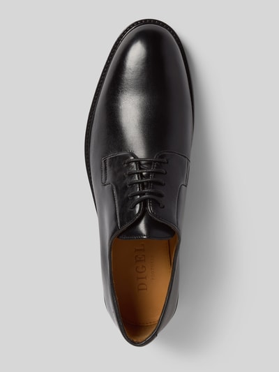 DIGEL Derby met blokhak, model 'Scott' Zwart - 3