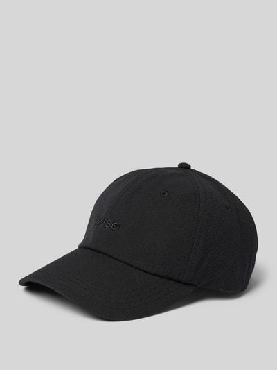 HUGO Basecap mit Strukturmuster Modell 'Mett' Black 1