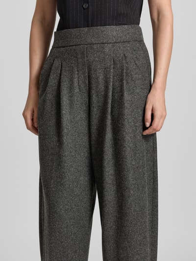 Raffaello Rossi Wide Leg Weite Hose mit Woll-Anteil Modell 'MAYLA 6/8' Dunkelgrau 3