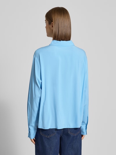 Marc O'Polo Denim Regular fit overhemdblouse van pure viscose Lichtblauw - 5