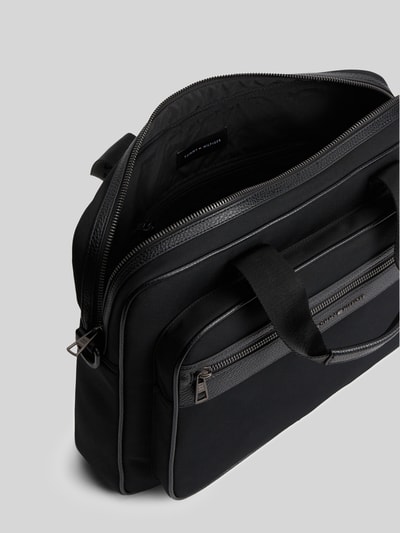 Tommy Hilfiger Laptoptasche mit abnehmbaren Schulterriemen BLACK 5