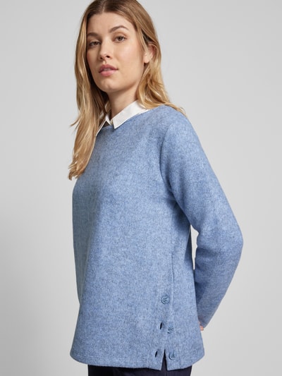 Tom Tailor Regular fit sweatshirt met ronde hals Lichtblauw - 3