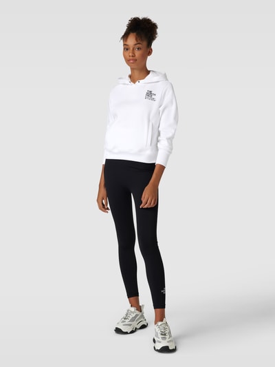 The North Face Cropped Hoodie mit Label-Print Modell 'COORDINATES' Weiss 1