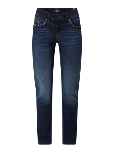 MAC Straight Fit Jeans mit Stretch-Anteil Modell 'Rich Glam' Jeansblau 2