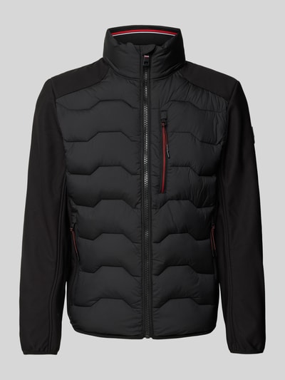 Tom Tailor Regular Fit Funktionsjacke mit Steppnähten Black 2