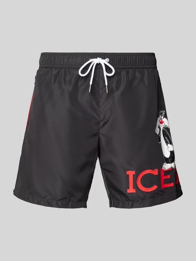 Iceberg Swim Badehose mit Looney Tunes®-Print Black 1