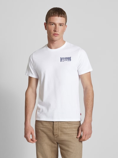 Levi's® T-Shirt mit Label-Print Weiss 4