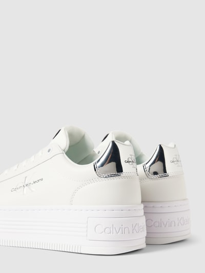 Calvin Klein Jeans Sneakersy na platformie Srebrny 2