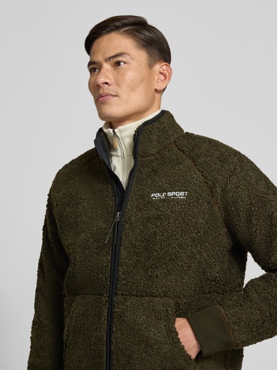Polo Ralph Lauren Sweatjack met opstaande kraag Olijfgroen - 3