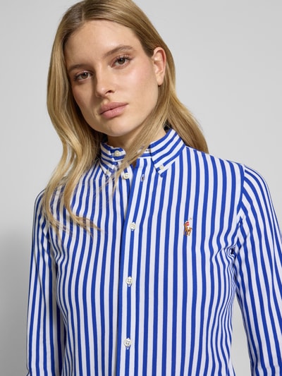 Polo Ralph Lauren Regular Fit Hemdbluse mit Logo-Stitching Blau 3
