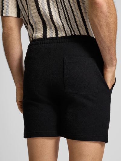 Strellson Regular Fit Shorts aus reiner Baumwolle Black 3