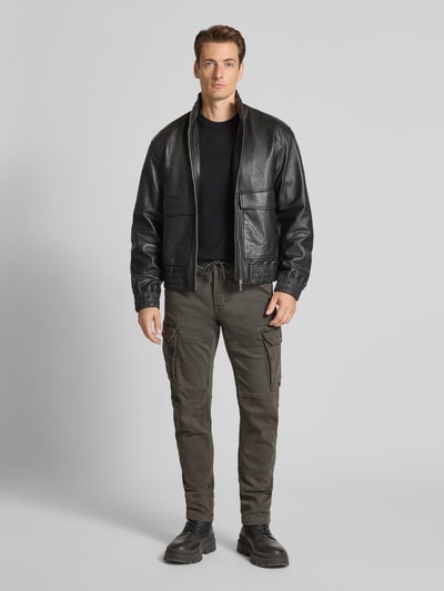 PME Legend Skinny Fit Cargohose mit Tunnelzug Modell 'Expedizor' Khaki 1