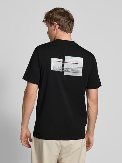 BOSS Green Regular Fit T-Shirt aus Baumwoll-Mix Black 5