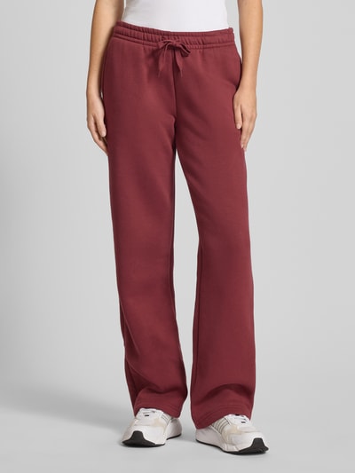 Gina Tricot Straight Fit Sweatpants mit Tunnelzug Bordeaux 4