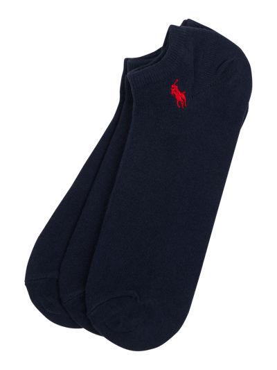 Polo Ralph Lauren Underwear Sneakersocken aus elastischem Baumwoll-Mix im 3er-Pack Marine 1