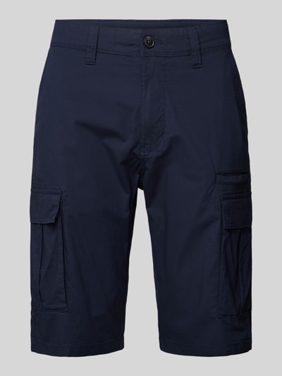 s.Oliver BLACK LABEL Straight leg cargobroek met cargozakken Marineblauw - 2