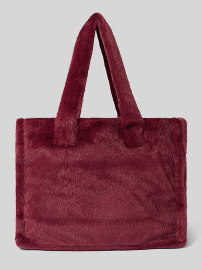 White Label Shopper z zamkiem błyskawicznym Bordowy 4