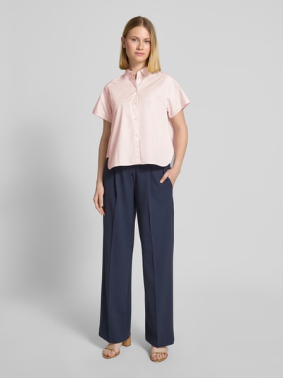 BOSS Regular fit blouse met kentkraag, model 'Bixina' Roze - 1