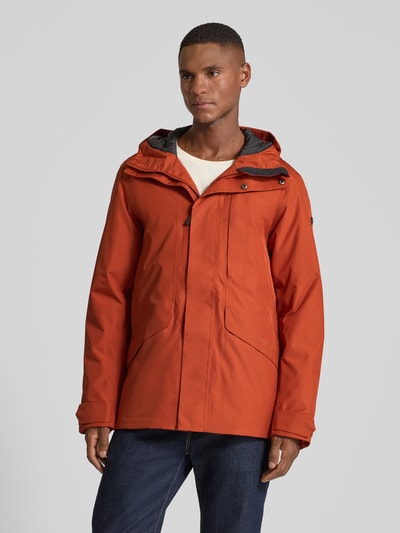 Didriksons Jack met labeldetail, model 'ADAM' Roestrood - 4