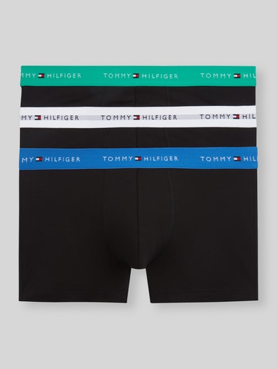 Tommy Hilfiger obcisłe bokserki o kroju regular fit z mieszanki bawełny w zestawie 3 szt. Oceaniczny 2