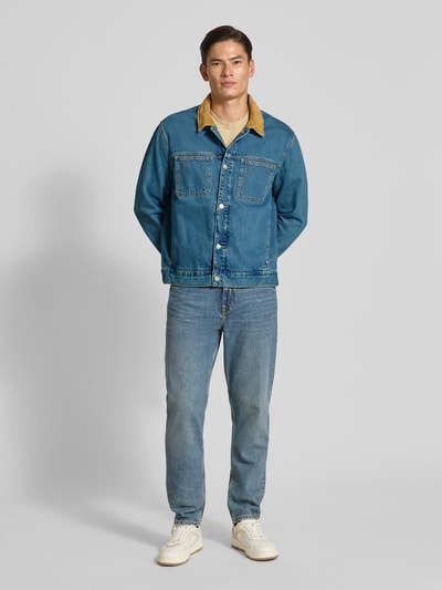Armedangels Relaxed Fit Jeansjacke aus reiner Baumwolle Modell 'AASHTON' Blau 1