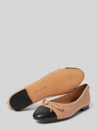 Steve Madden Ballerina's met sierstrik, model 'ELLISON' Beige - 4