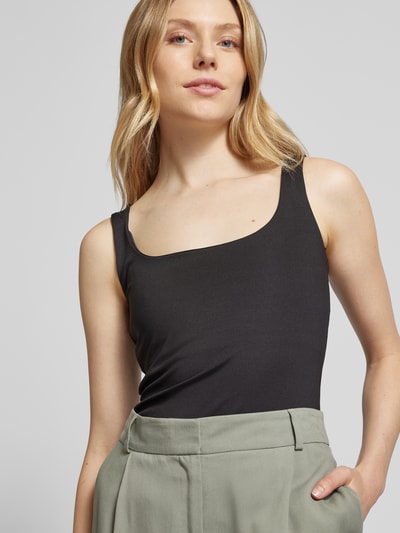 Vero Moda Top mit U-Ausschnitt Black 3