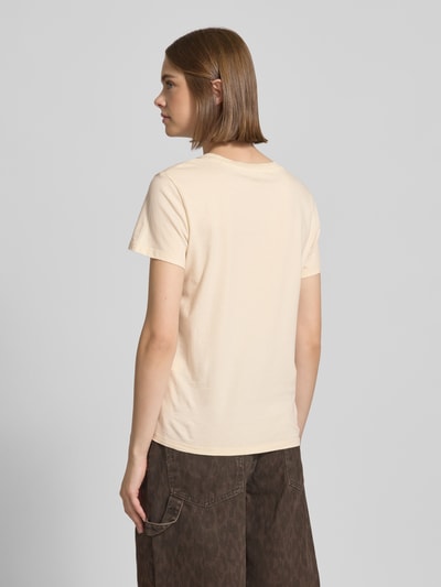 Levi's® T-shirt met labelprint, model 'THE PERFECT TEE' Zand - 5