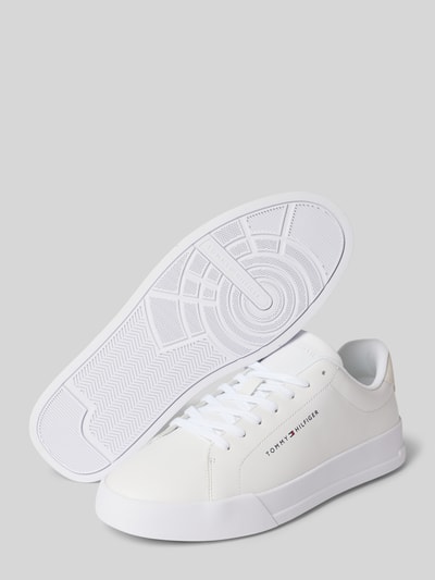 Tommy Hilfiger Low Top Sneaker aus reinem Leder Weiss 4