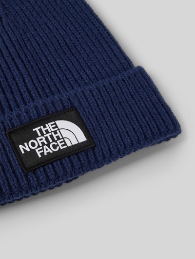 The North Face Czapka beanie z naszywką z logo Ciemnoniebieski 2