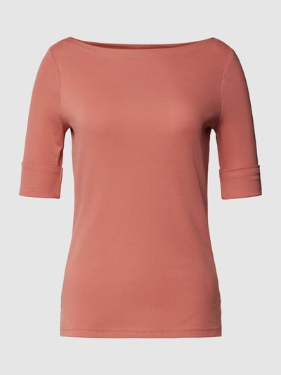 Lauren Ralph Lauren T-shirt met boothals Oudroze - 2