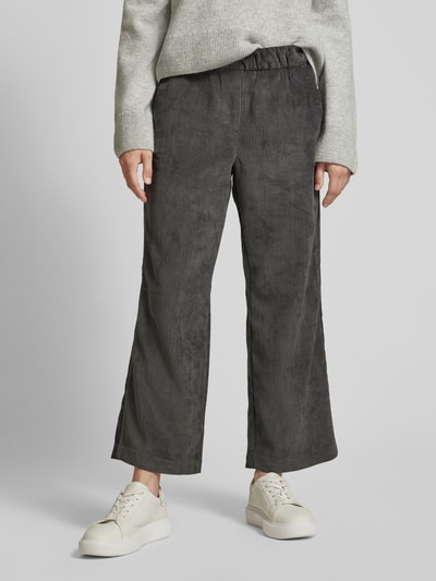 MAC Cropped Culotte aus Cord Anthrazit 4