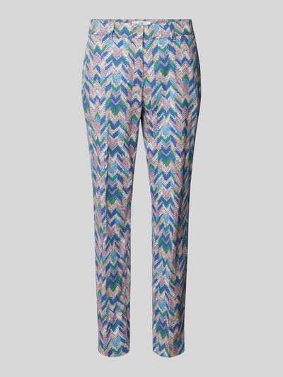 Brax Slim fit broek met grafisch motief, model 'MARON' Blauw - 2