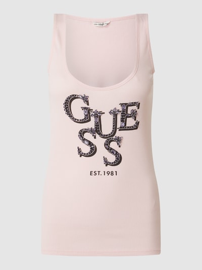 Guess Top mit Strasssteinen  Rosa 1