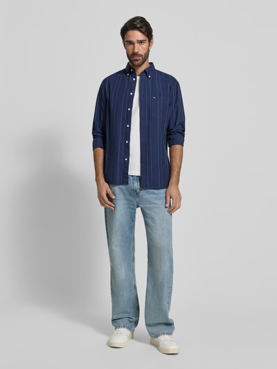 Tommy Hilfiger Regular fit vrijetijdsoverhemd van puur katoen Marineblauw - 1