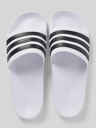 ADIDAS SPORTSWEAR Slides mit Label-Print Modell 'ADILETTE SHOWER' Weiss 3