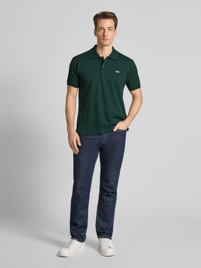 Lacoste Regular fit poloshirt van puur katoen Flessengroen - 1