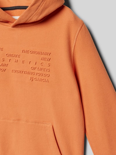 Garcia Hoodie met labelpatch Oranje - 2