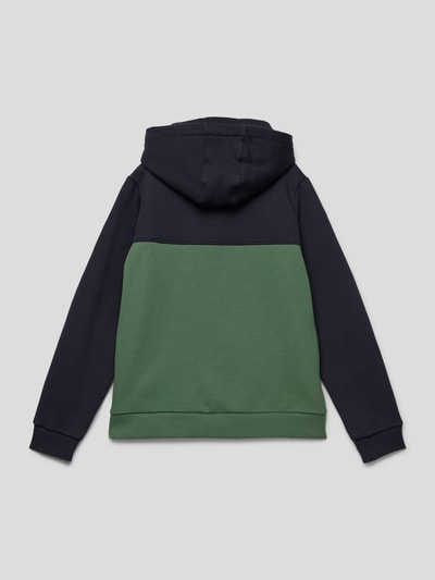 Lacoste Hoodie im Colour-Blocking-Design Dunkelgruen 3