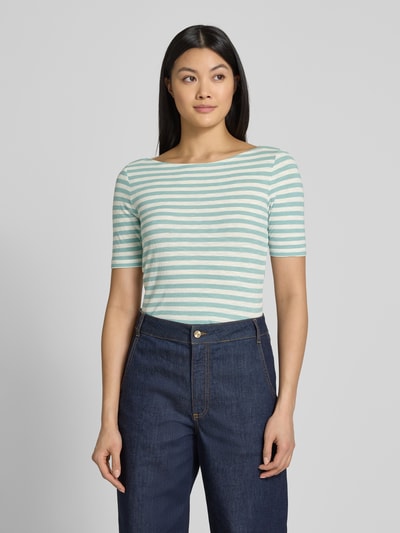 Marc O'Polo Regular fit T-shirt van puur katoen Mintgroen - 4