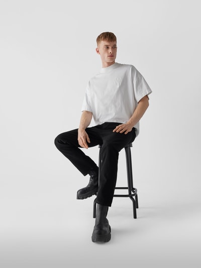 Kenzo Straight Fit Jeans mit Brand-Details Schwarz 3